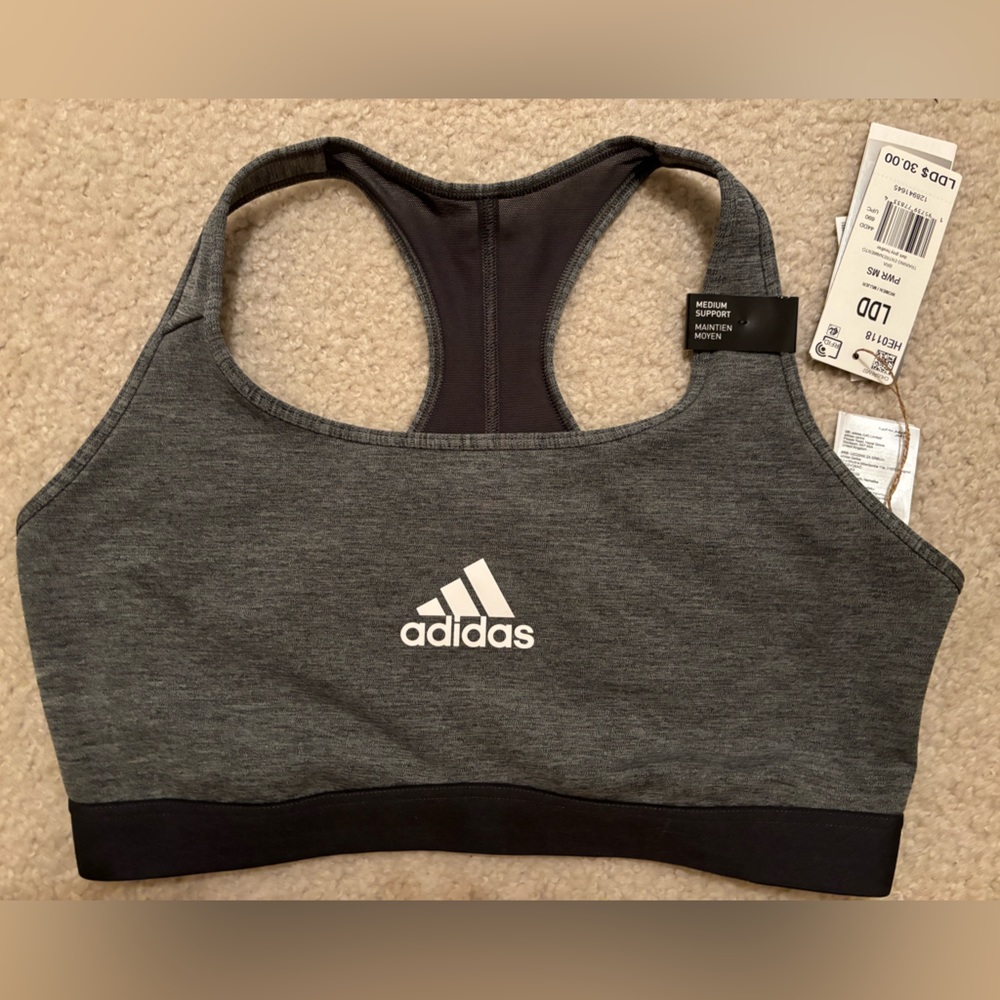 ADIDAS Powerreact Medium Support Bra - NWT